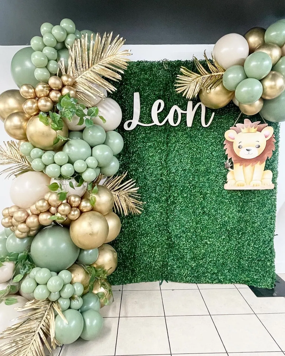 a picture of a jungle baby shower organized by Bash Events TC in Washinton