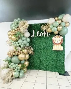 a picture of a jungle baby shower organized by Bash Events TC in Washinton