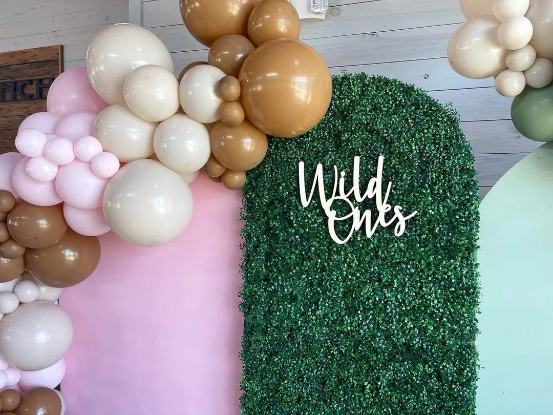 a picture of a jungle baby shower organized by Bomb Balloons in San Antonio