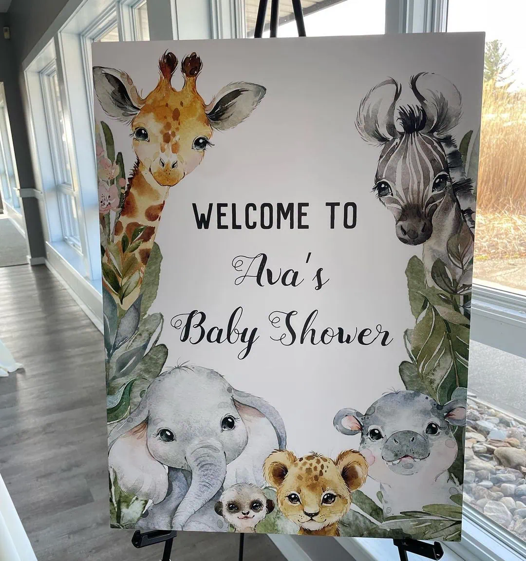 a picture of a jungle baby shower organized by Briarwood Golf Club in Cleveland