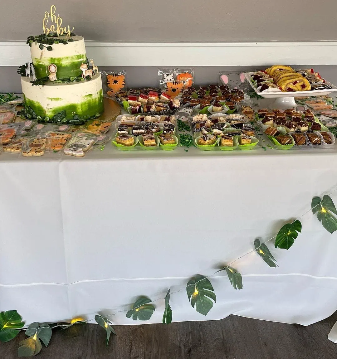 a picture of a jungle baby shower organized by Briarwood Golf Club in Cleveland
