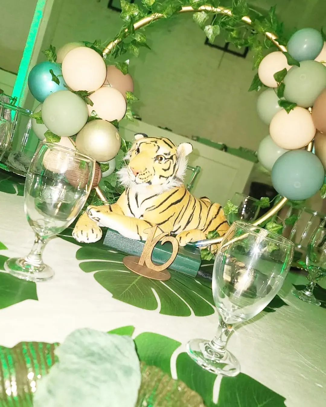 a picture of a jungle baby shower organized by Milan Event experience in Long Island