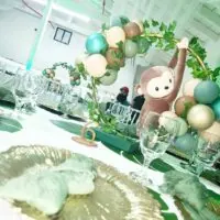 a picture of a jungle baby shower organized by Milan Event experience in Long Island