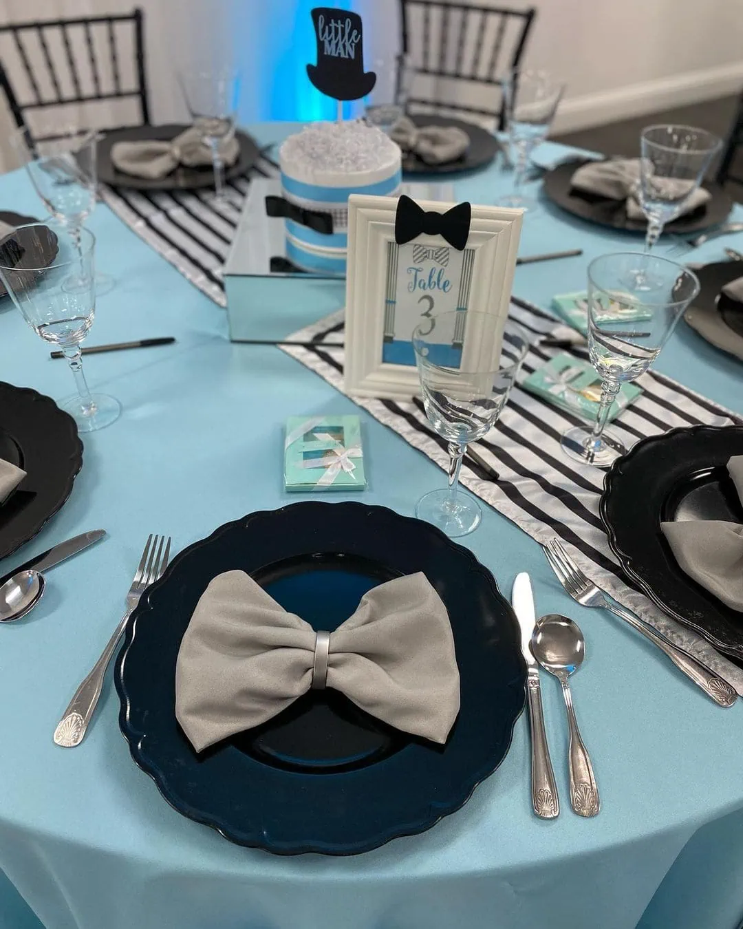 a picture of a little man baby shower made by Alyssa's Chic Creations