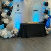 a picture of a little man baby shower made by Alyssa's Chic Creations