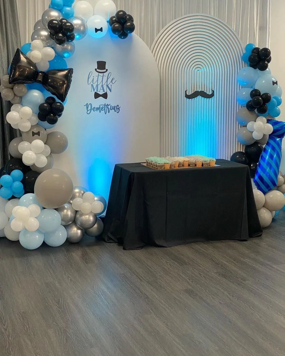 a picture of a little man baby shower made by Alyssa's Chic Creations