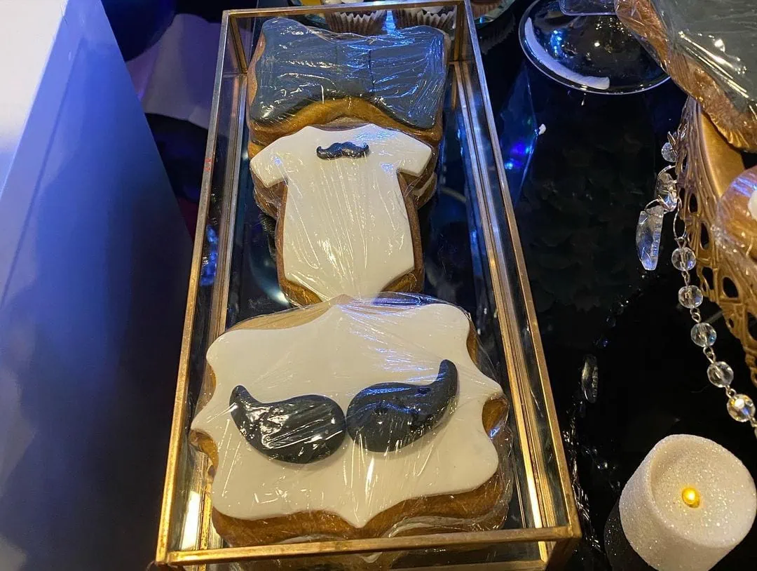 a picture of a little man baby shower organised by Amy & Jorge's Creations in Brooklyn