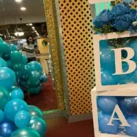 a picture of a little man baby shower organised by Amy & Jorge's Creations in Brooklyn