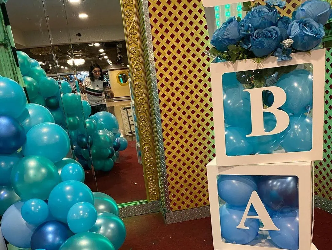 a picture of a little man baby shower organised by Amy & Jorge's Creations in Brooklyn