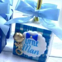 a picture of a little man baby shower organised by Kmarie’s in Lousiana