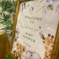 a picture of a safari baby shower organized by Shelly's Sweet Events in Queens