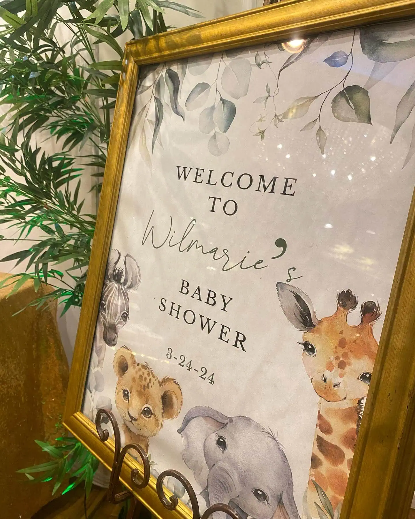 a picture of a safari baby shower organized by Shelly's Sweet Events in Queens