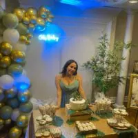 a picture of a safari baby shower organized by Shelly's Sweet Events in Queens