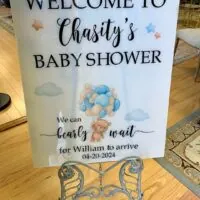 a picture of a tea party baby shower organized by The Dallas Tea Party Company in Texas