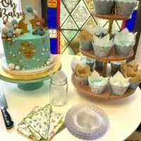 a picture of a tea party baby shower organized by The Dallas Tea Party Company in Texas