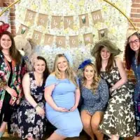 a picture of a tea party baby shower organized by The Dallas Tea Party Company in Texas