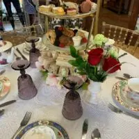 a picture of a tea party baby shower organized by The Dallas Tea Party Company in Texas