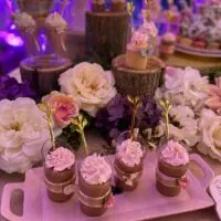 a picture of a tea party baby shower organized by Spa Party Mobile by Fabyouevents in North Carolina