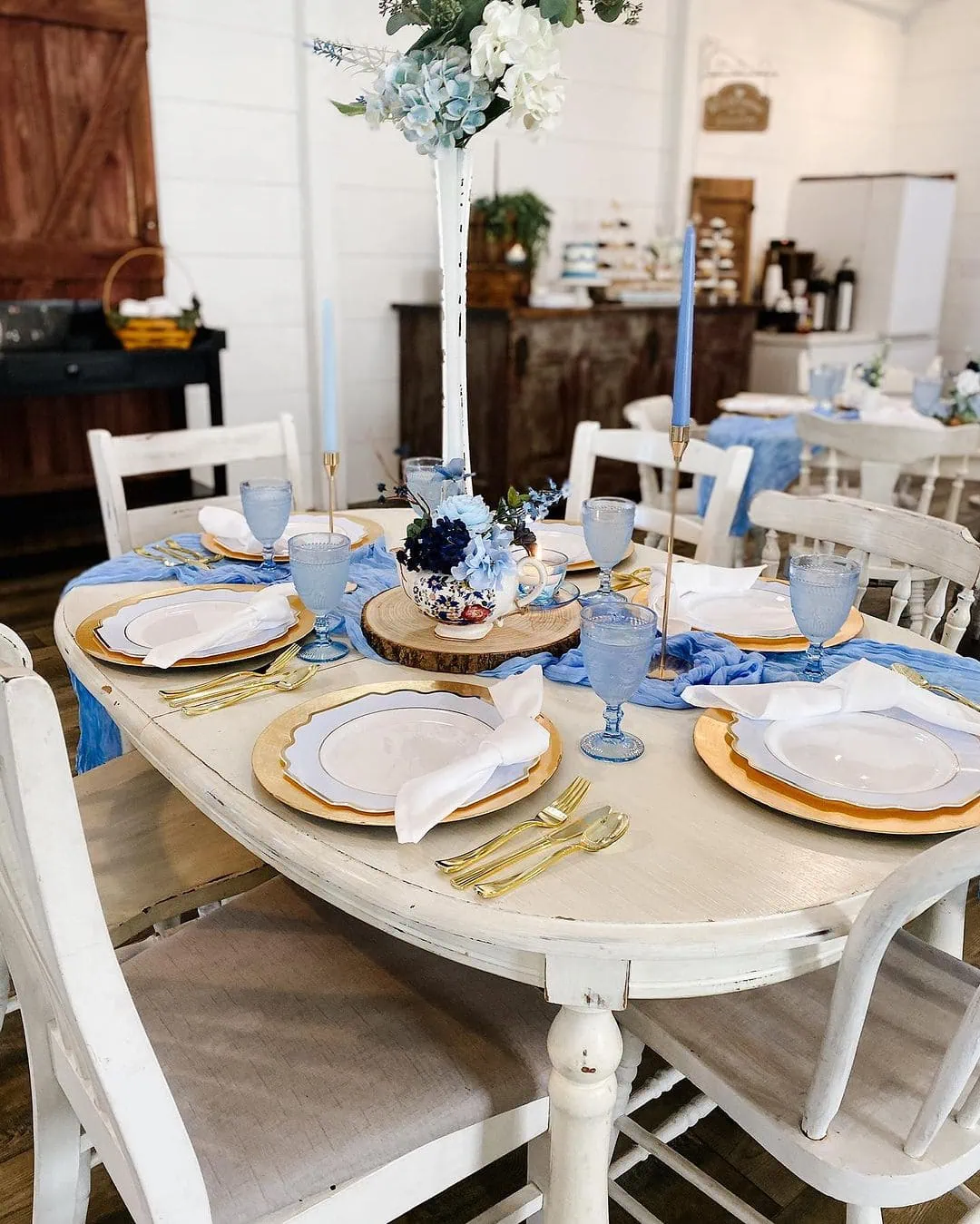 a picture of a tea party baby shower organized by Pop, Drop & Party Balloons in Illinois