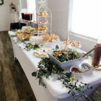 a picture of a tea party baby shower organized by Pop, Drop & Party Balloons in Illinois