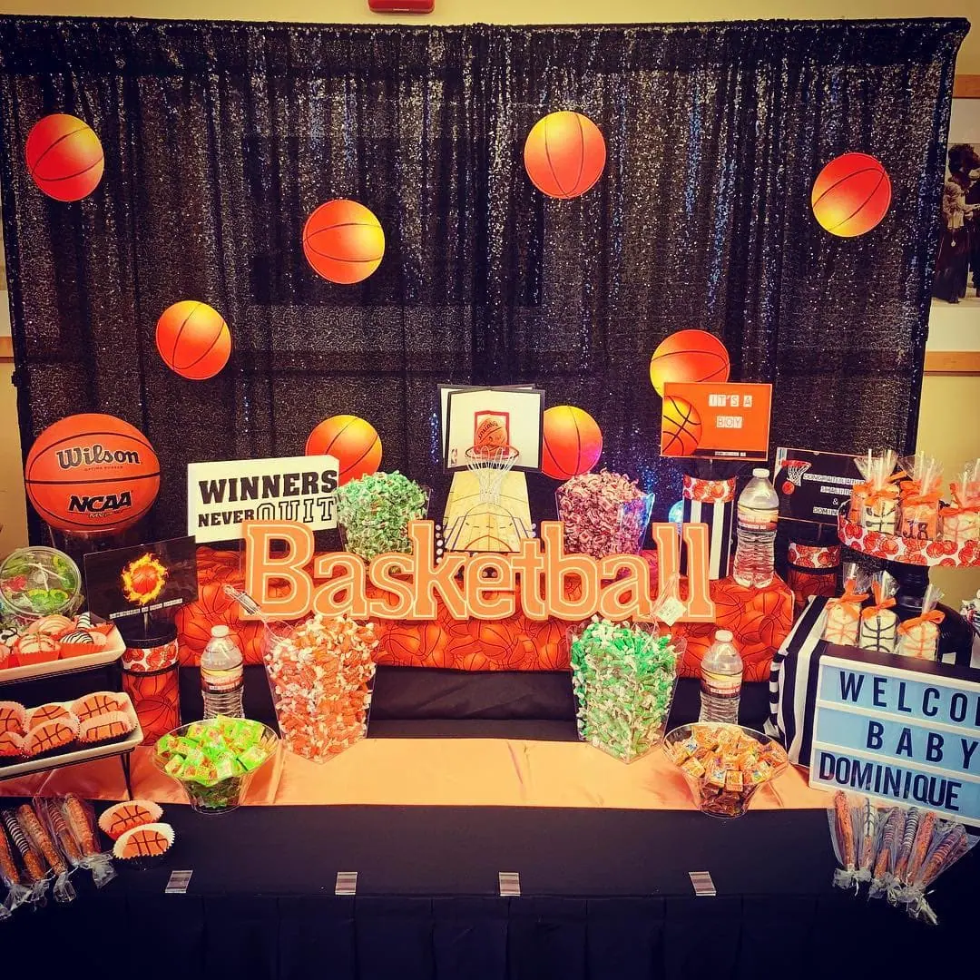 Basketball baby shower theme 2 | WebBabyShower