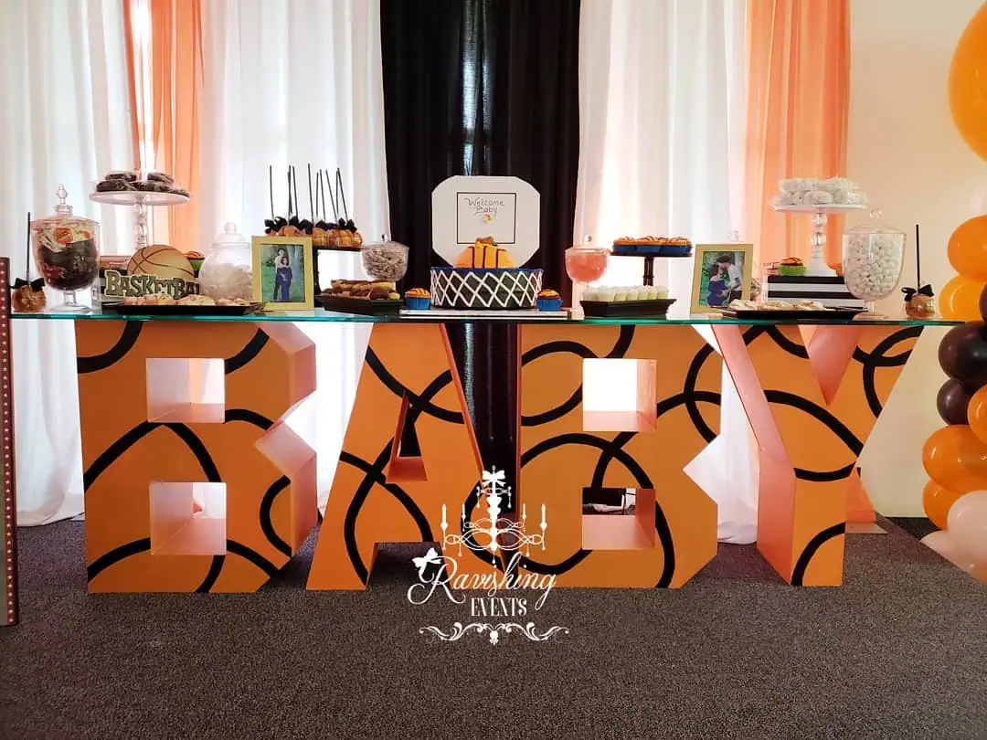Basketball baby shower theme 21 | WebBabyShower