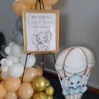 Elephant baby shower theme 11 | WebBabyShower