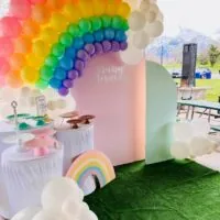 Rainbow baby shower theme 1 | WebBabyShower