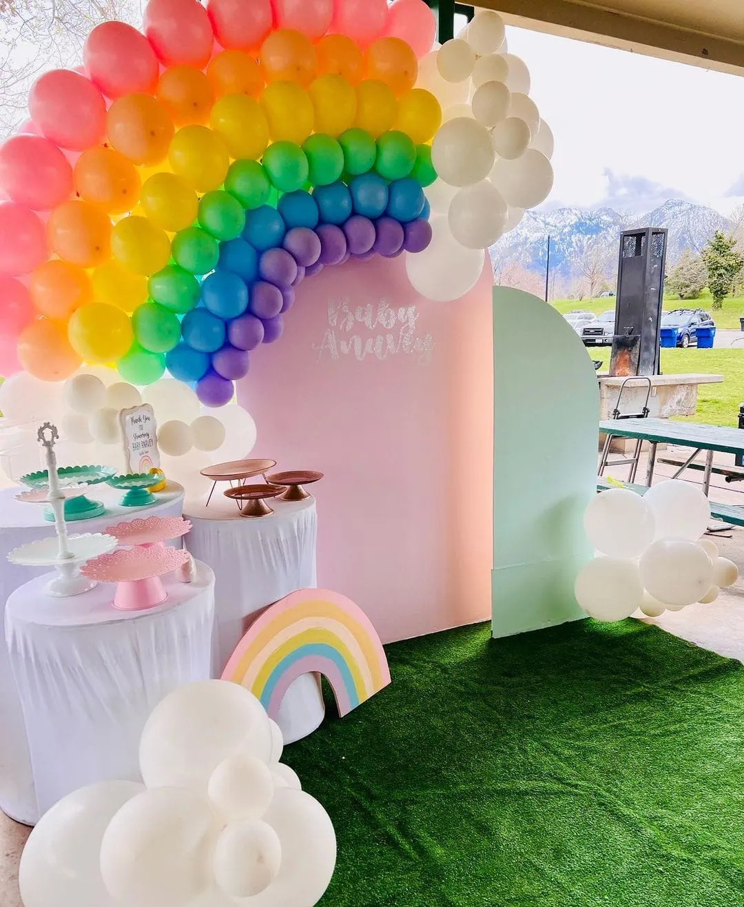 Rainbow baby shower theme 1 | WebBabyShower
