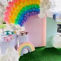 Rainbow baby shower theme 4 | WebBabyShower