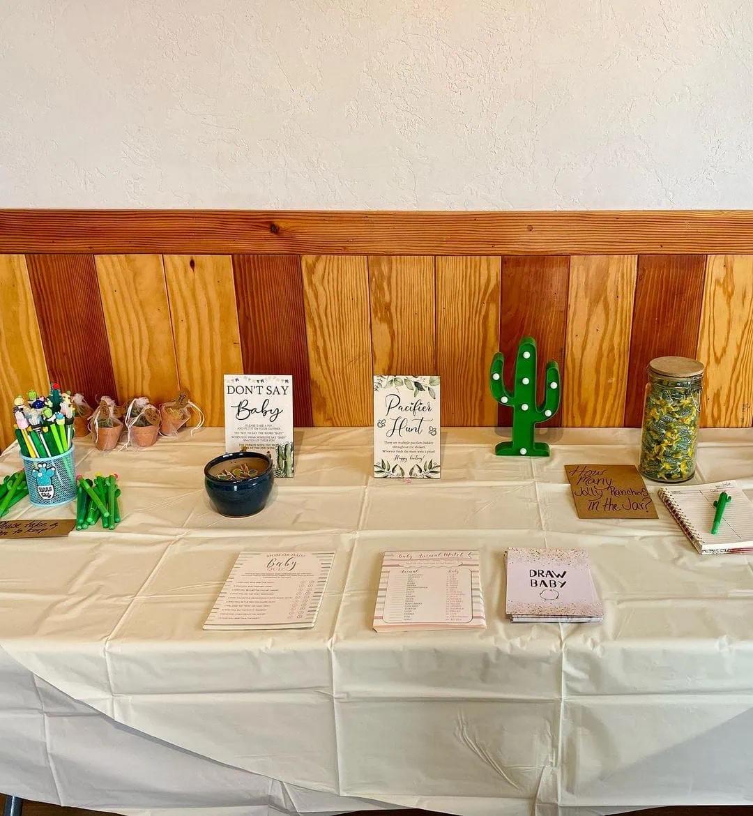 Succulent baby shower theme 20 | WebBabyShower