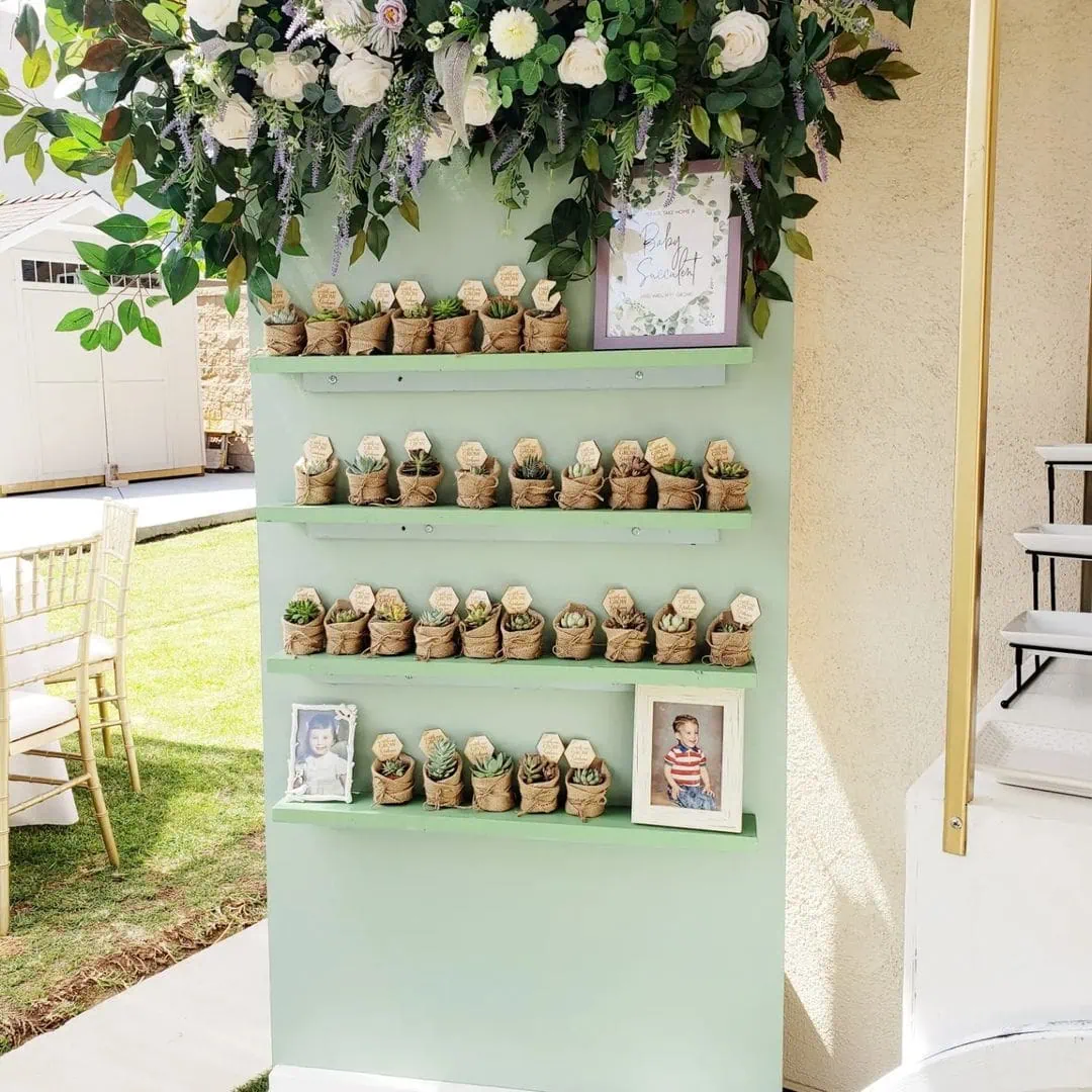 Succulent baby shower theme 22 | WebBabyShower