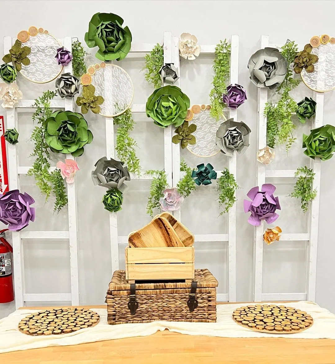 Succulent baby shower theme 34 | WebBabyShower