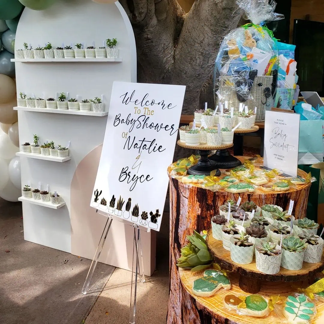 Succulent baby shower theme 40 | WebBabyShower