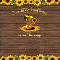 Sunflower baby shower theme 15 | WebBabyShower