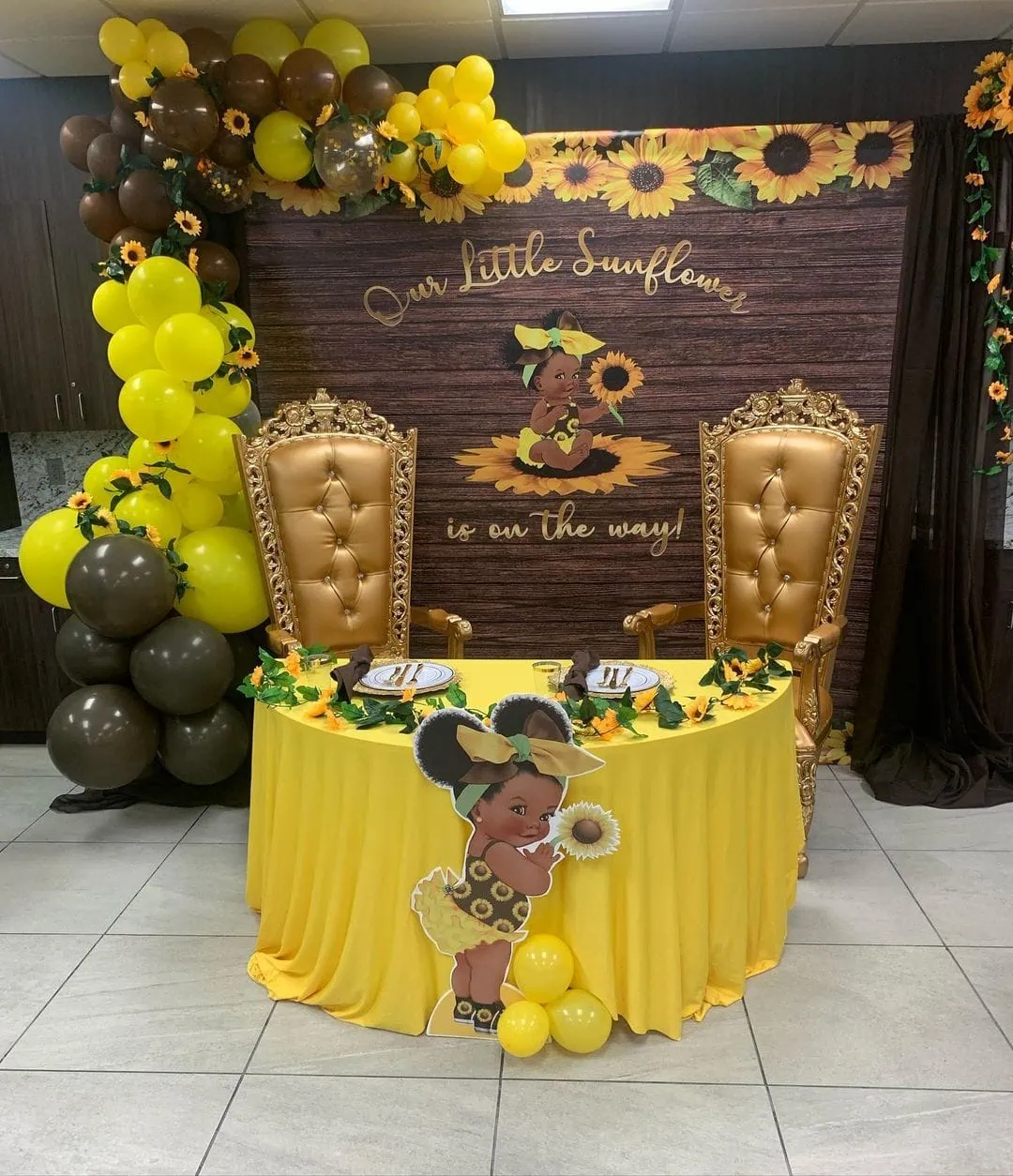 Sunflower baby shower theme 17 | WebBabyShower