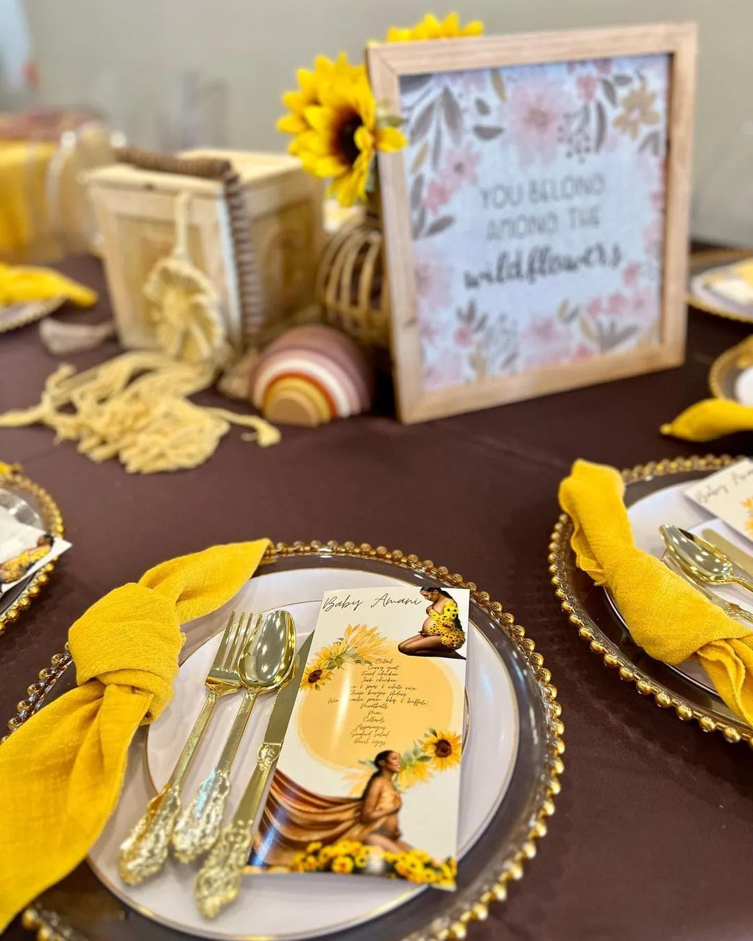 Sunflower baby shower theme 2 | WebBabyShower