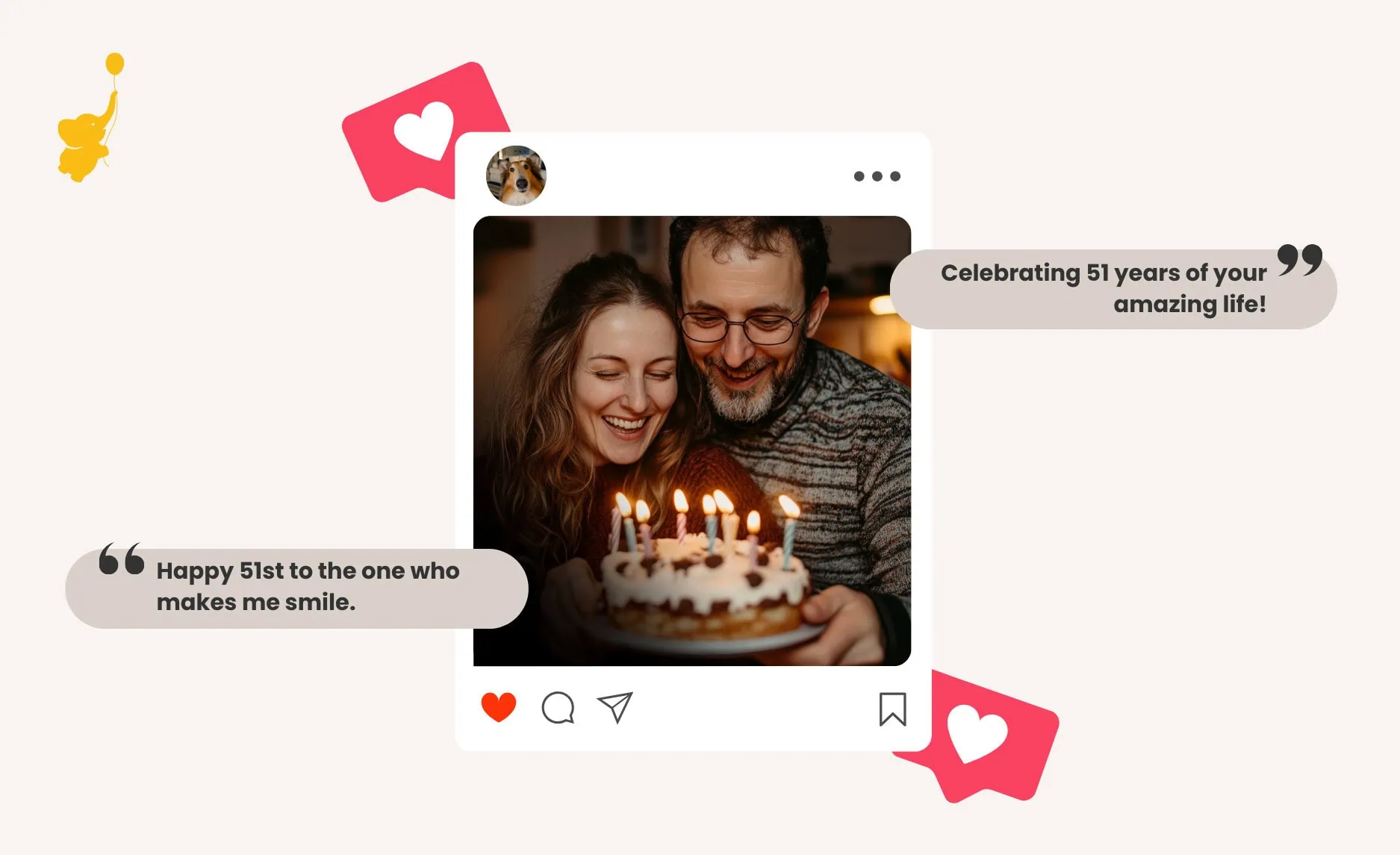 webbabyshower header image 51st birthday captions