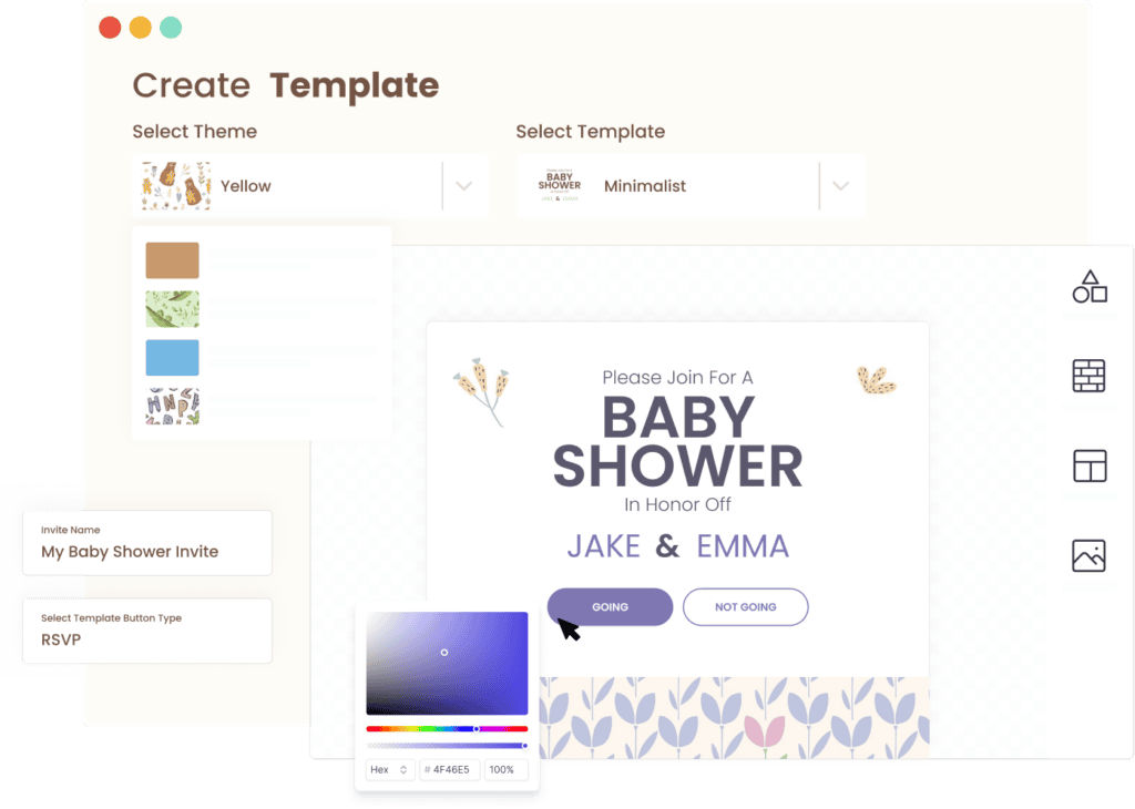 webbabyshower email builder