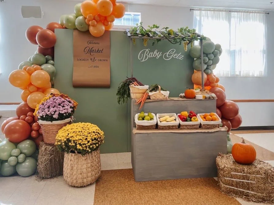 wbs farmers market baby shower ideas