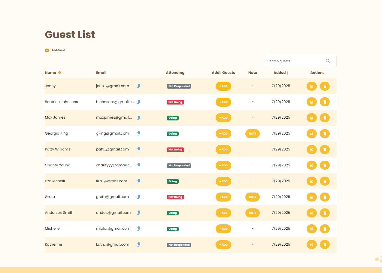 wbs baby shower rsvp