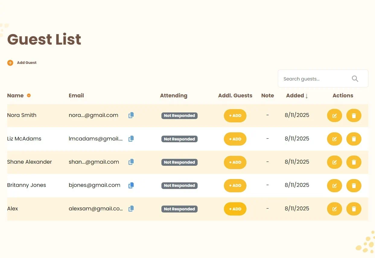 wbs baby shower rsvp